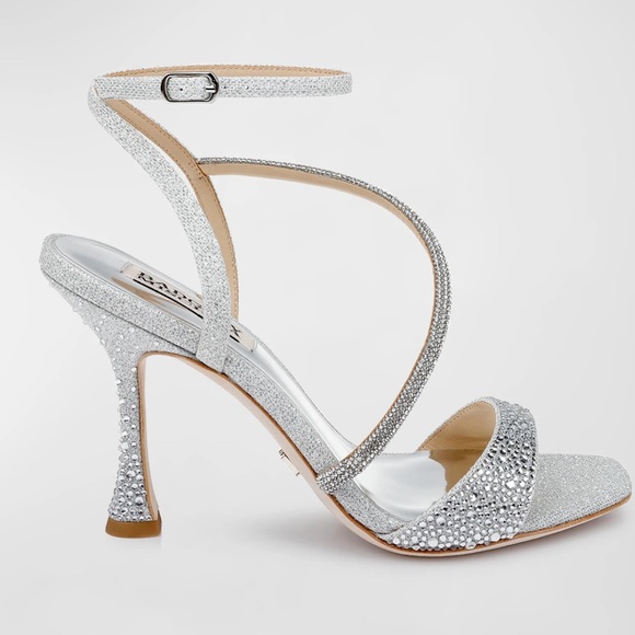 Badgley Mischka Sally Curvy Heel Stiletto Sandal - Picture 3 of 11